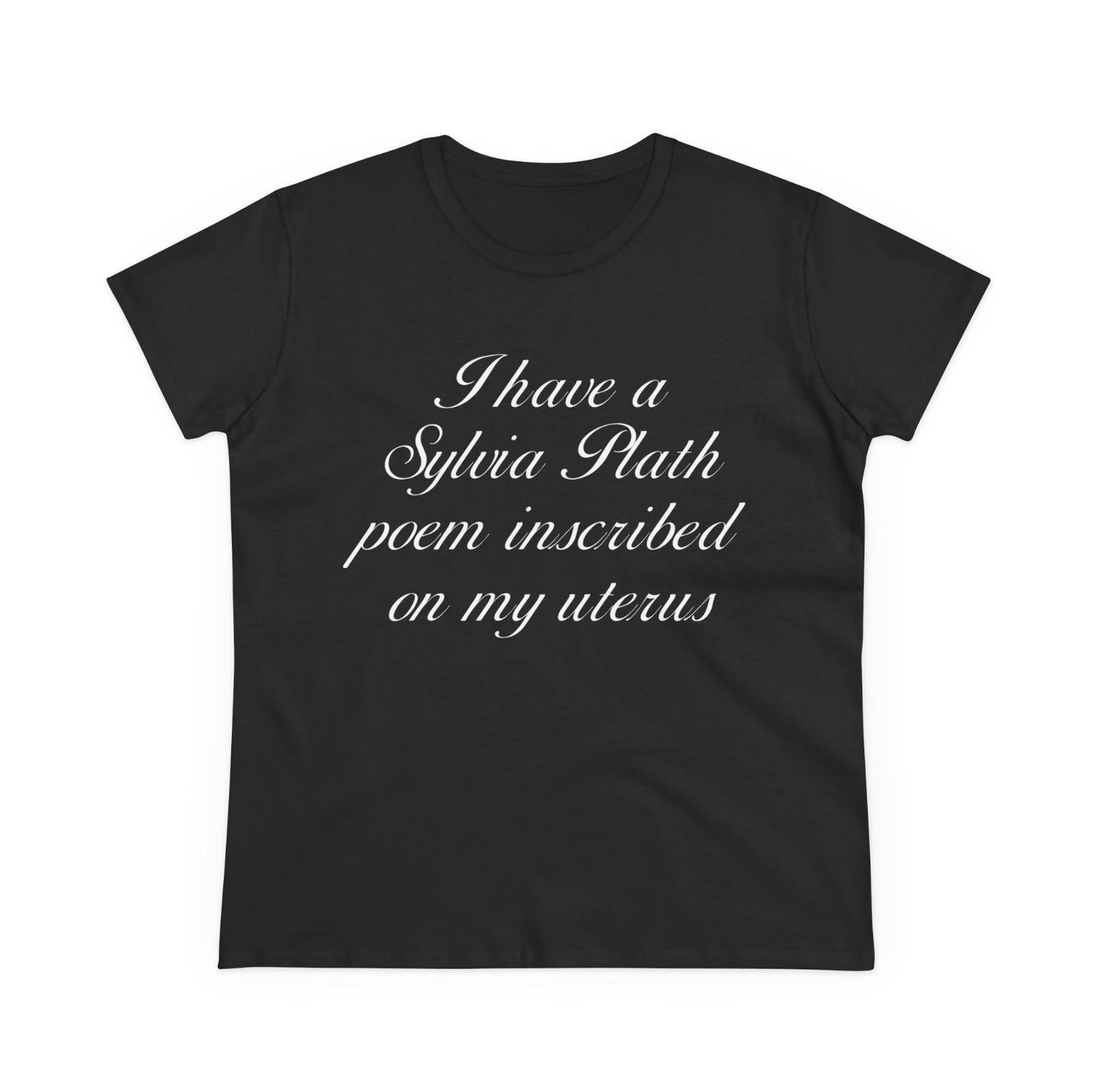 Sylvia Plath Poem Inscribed On My Uterus