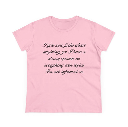 Mrs. Opinions Based